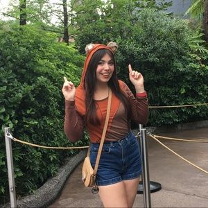 Disney Star Wars Ewok hoodie costume shirt